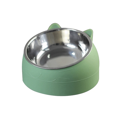 Raised Stainless Steel Cat & Dog Bowl