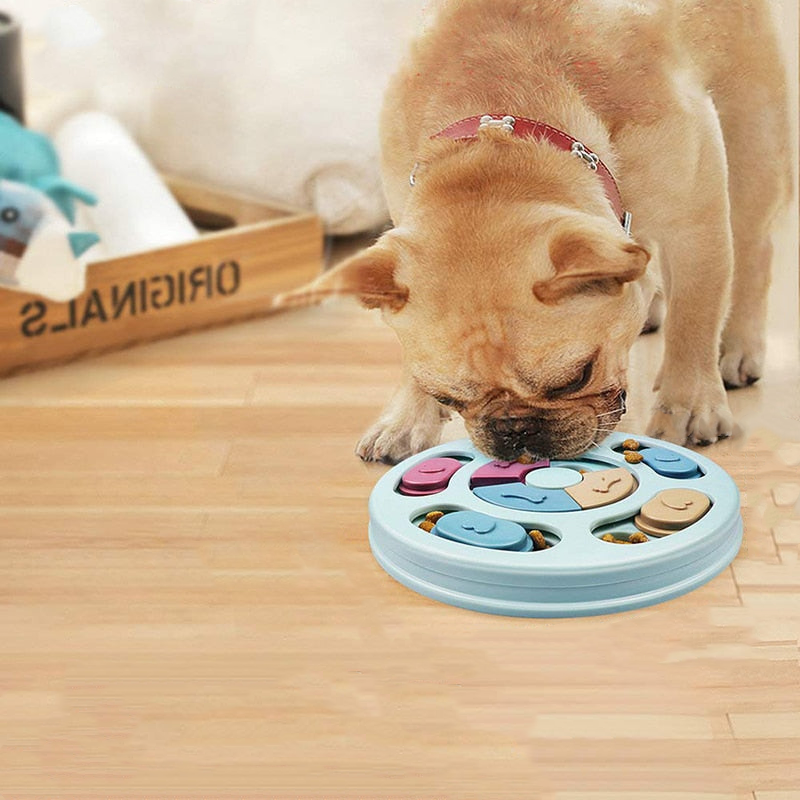 Famure Dog Slow Feeder Tumbler Dog Food Dispensing Ball Automatic Dog Food  Dispenser Puzzle Toys Self-Weight Balance System graceful 