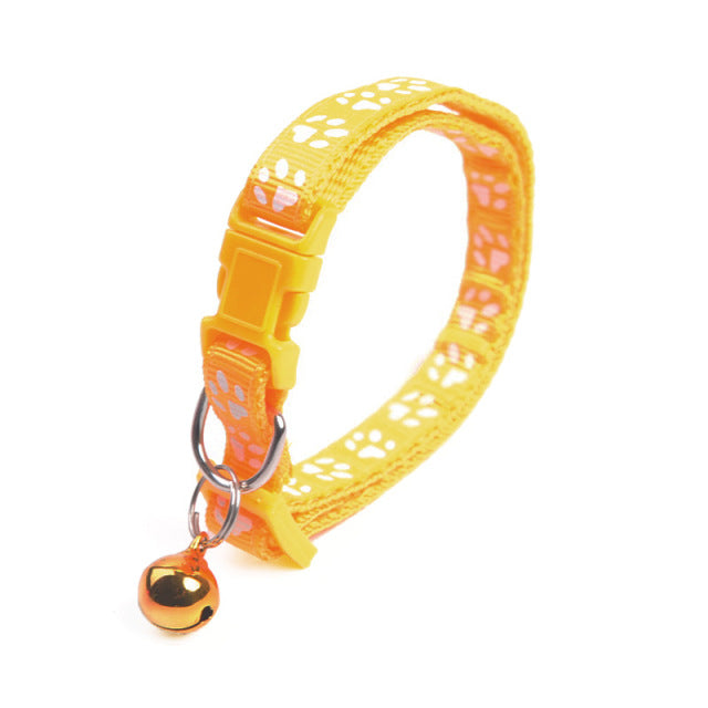 1 Piece Set of Colorful Cute Bell Collars