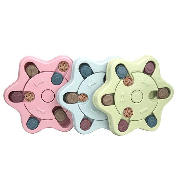 Pootelifys Dog Puzzle Toys Level 2, Dog Treat Puzzle Slow Feeder